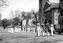 Apple Blossom 1928 - cadet band on route